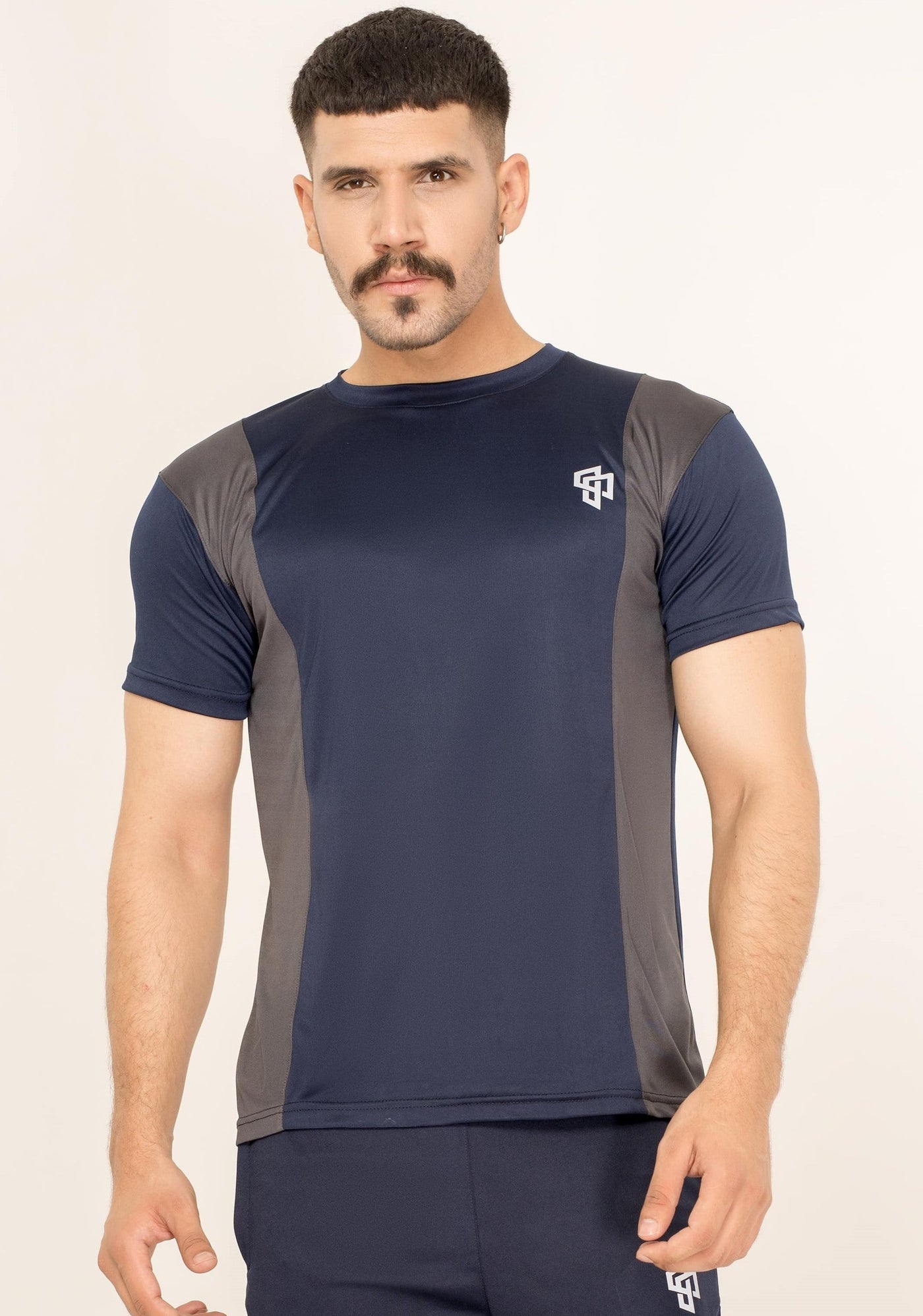 Active Wear Tracksuit Grey-NavyBlue