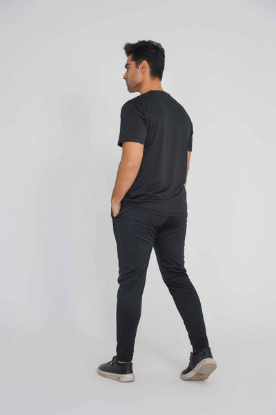 Active Streetwear Premium Black Tracksuit